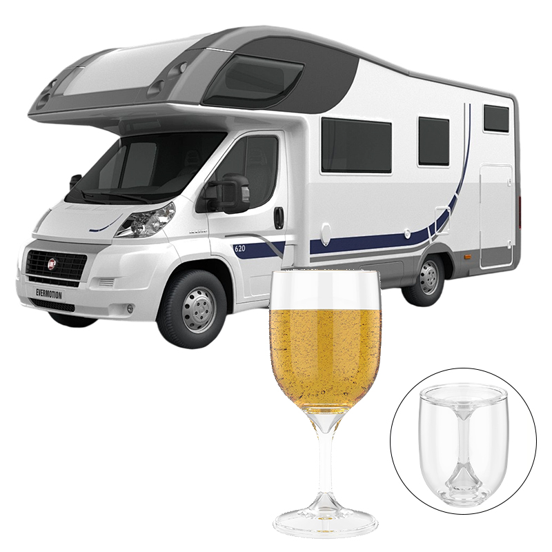 Wine & Beer Unlimited Spirits Photos - 折りたたみワイングラス透明食品グレードプラスチックワイングラス 200 ミリリットルポータブル旅行酒グラスキャラバンキャンピングカーピクニック用