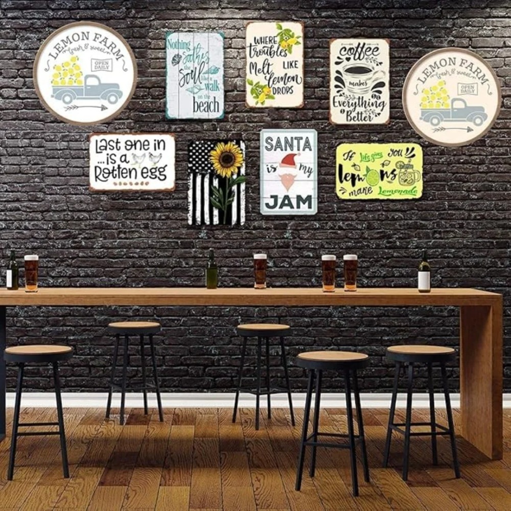 CIFbuy 1個入り カスタム地下室バー用メタルサイン、名 - Wine With Beer Name のレビューと価格