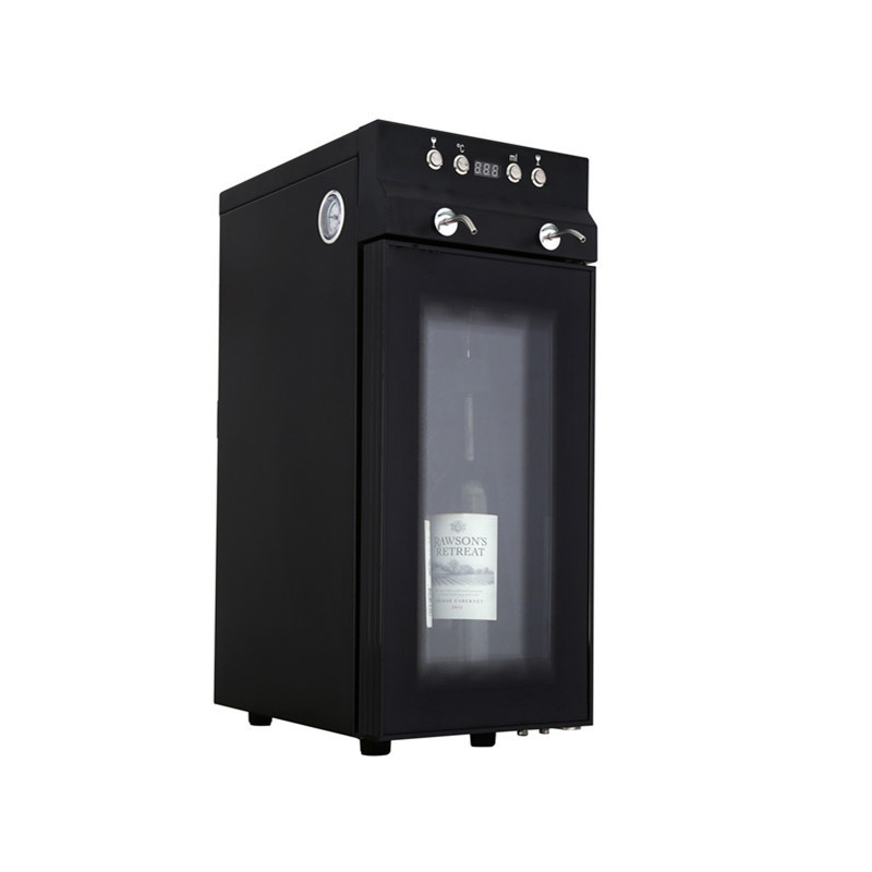 高級2本用自動バーワインクーラー冷蔵庫赤ワインディスペンサー - Wine & Beer Unlimited Spirits Photos のレビューと価格