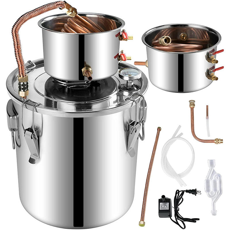30L/50L アルコール醸造蒸留器 DIY 月光装置ステン - Wine Beer Distillation のレビューと価格