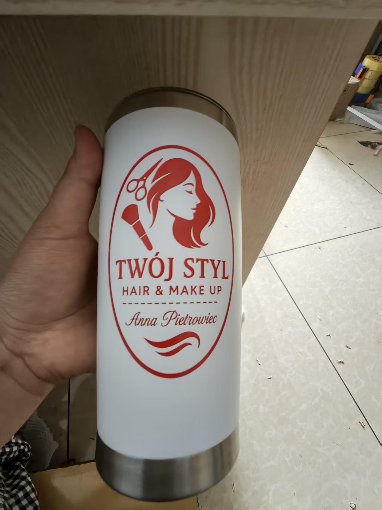 ロゴ入り20オンスワインサーマルビールマグクールコールドアイ - Wine Beer Logo のレビューと価格