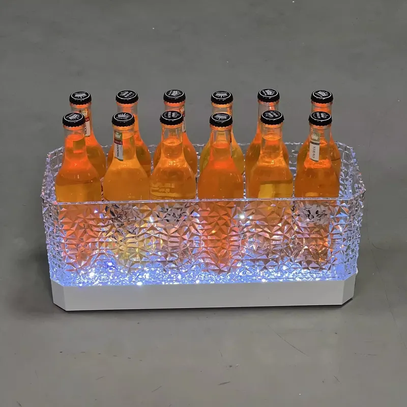 ワイン・ビールボトル用LEDアイスバケツ 多色プラスチック製 - Beer Wine Up のレビューと価格