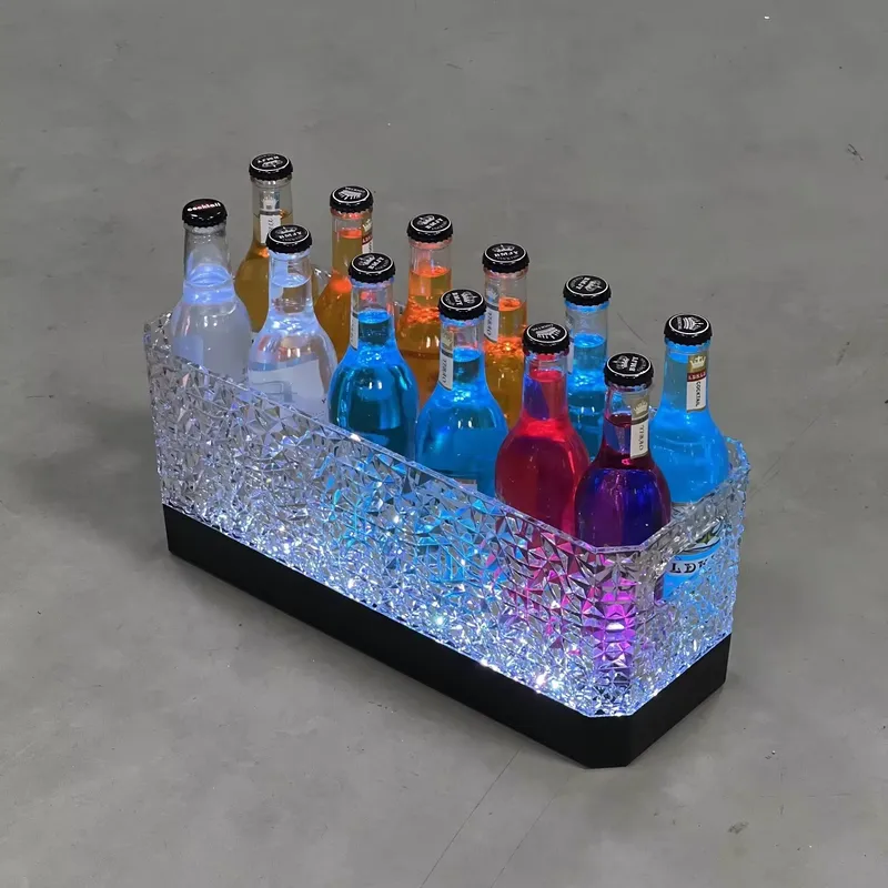 ワイン・ビールボトル用LEDアイスバケツ 多色プラスチック製 - Beer Wine Up のレビューと価格