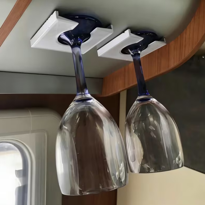2pc RV キャンピングカーワインカップホルダー 自己粘着 - Wine & Beer Unlimited Spirits Photos のレビューと価格