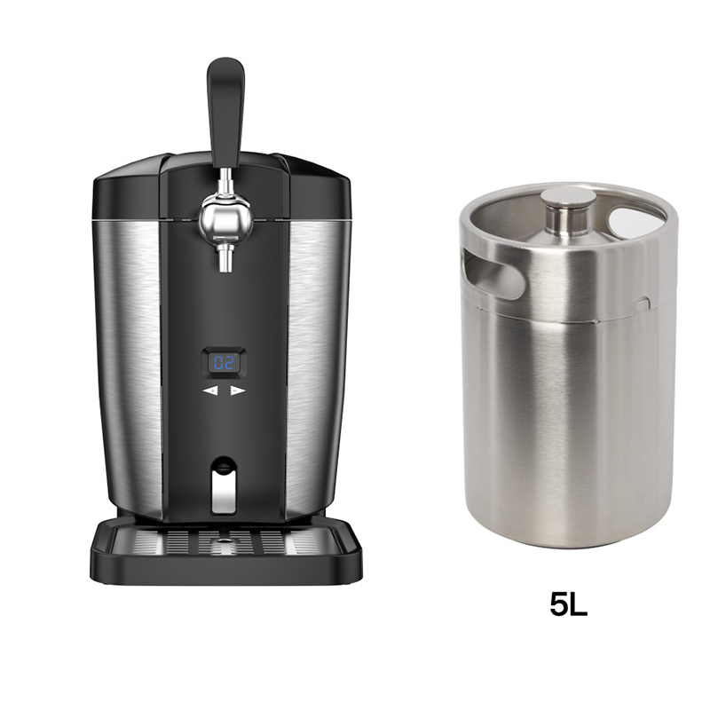 5Lステンレス製ミニビール樽 ポータブル自家製ビールグラウラ - Wine Beer Distillation のレビューと価格