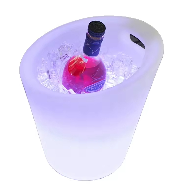 LEDライトアップアイスバケツ 7色変化 リモコン付き バー - Beer Wine Up のレビューと価格