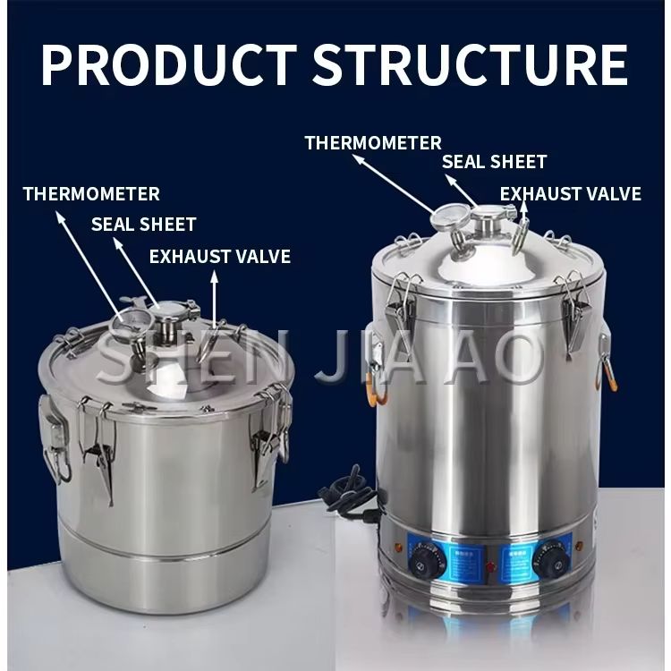 30Lステンレス製アルコール蒸留器 家庭用醸造キット DIY - Wine Beer Distillation のレビューと価格
