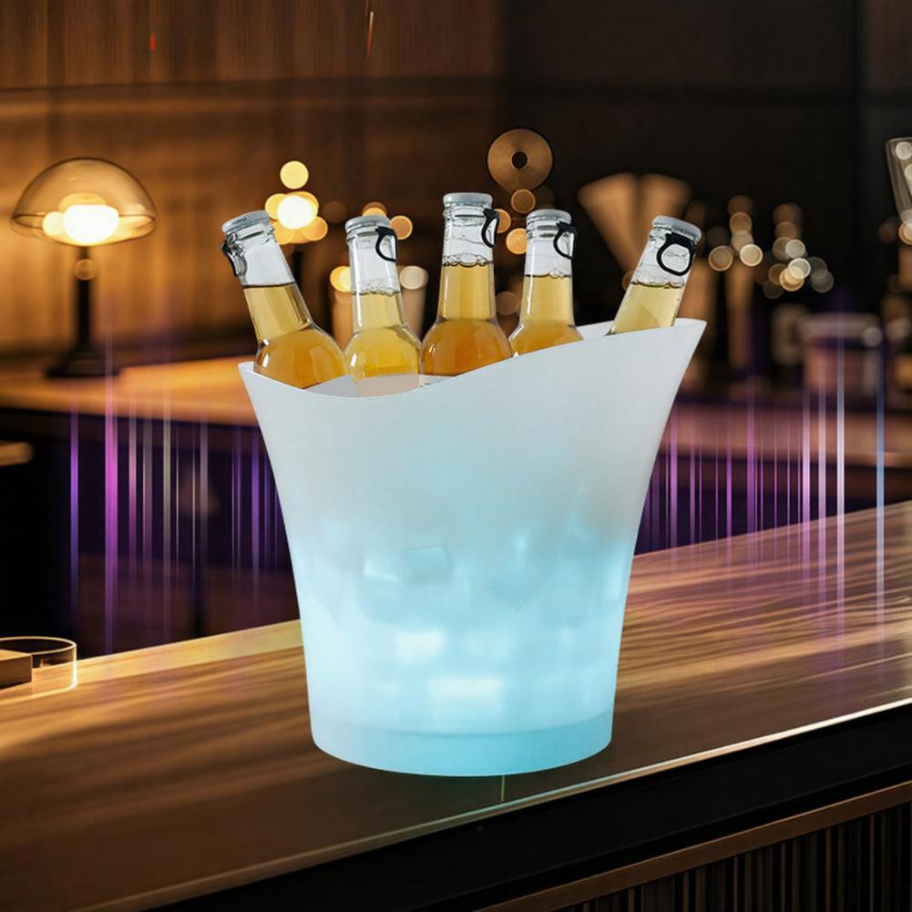 新しい防水プラスチック製LEDアイスバケツ、シャンパン・ビー - Beer Wine Up のレビューと価格