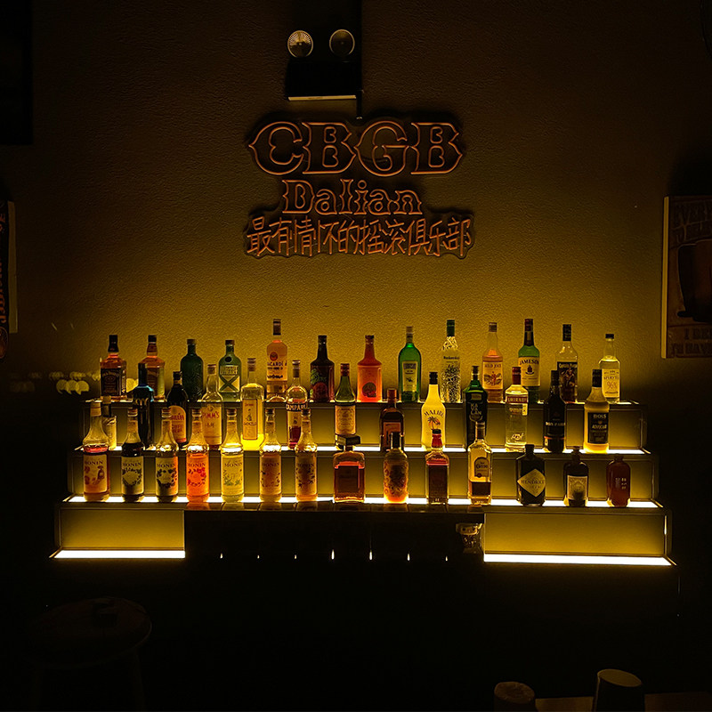 ワインキャビネット ディスプレイキャビネット 壁掛けワインラ - Wine Beer Restaurant のレビューと価格